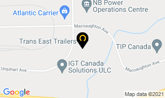 Trans East Trailers Ltd in New Richmond map