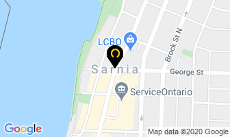 Transalta Energy Corp in Sarnia map