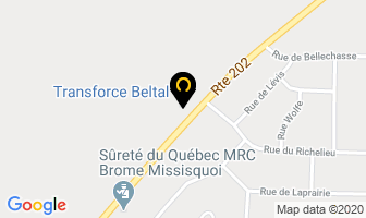 Transforce Beltal Inc in Dunham map