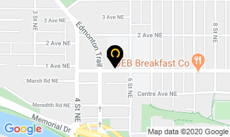 Transformations Hair Design Inc in Calgary map