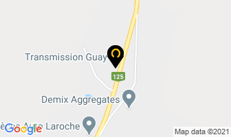 Transmission Guay in Beauharnois map