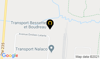 Transport Bessette Et Boudreau in Saint-Hyacinthe map