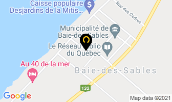 Transport J M Sinclair in Baie-des-sables map