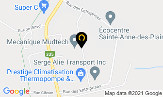 Transport Michel Bastien in Saint-Nicolas map