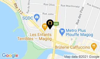 Transpourt Des Alentours in Magog map