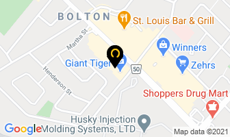 Travel My Way Inc in Caledon map