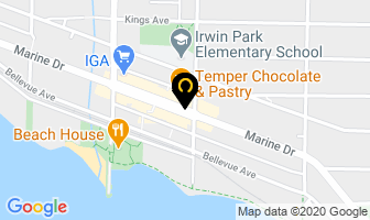 Travel Time International in West Vancouver map