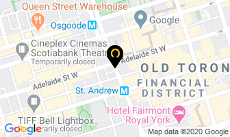 Travelerscanada in Toronto map