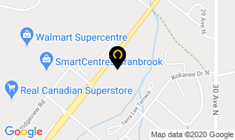 Travellers Motel in Cranbrook map