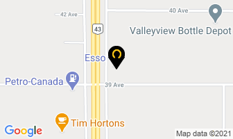 Travellers Voyageur Restaurant in Valleyview map