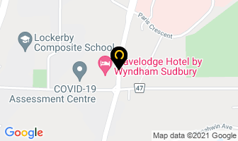Travelodge in Sudbury map