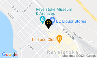 Traverse Nightclub in Revelstoke map