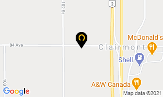 Treeline Well Service Inc in Clairmont map