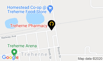 Treherne Physiotherapy in Treherne map