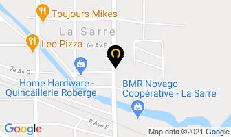 Tremcom Inc in La Sarre map