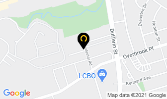 Trend Marketing in Orillia map