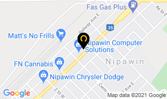 Trends Hair Studio in Nipawin map