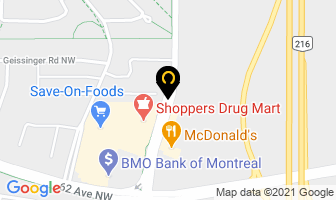Trendy Tailors & Dry Cleaning in Edmonton map