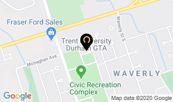 Trent University Durham in Oshawa map