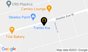 Trento Collision Centre in Orillia map