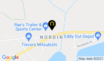 Trevors Hyundai in Miramichi map