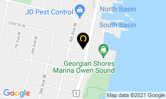 Trextar Ebikes Owen Sound in Owen Sound map