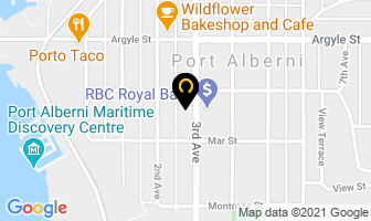 Triangle Music in Port Alberni map