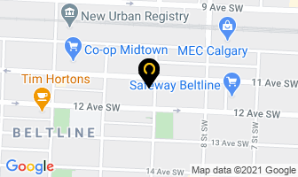 Trico Charitable Foundation in Calgary map