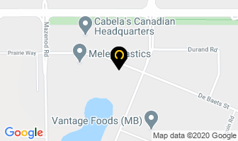 Trikor Builders in Winnipeg map