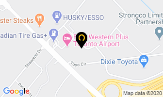 Trillium Security Service in Mississauga map