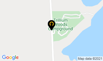 Trillium Woods Campground in Wiarton map