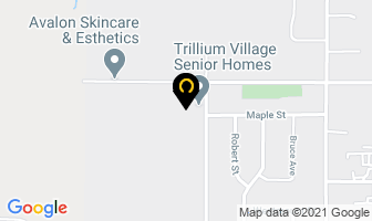 Trillium's Beauty Shop in Strathroy map