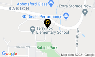Trilogy Contracting in Abbotsford map