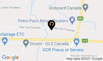 Trim-Line De L'abitibi Inc in Val-d'Or map