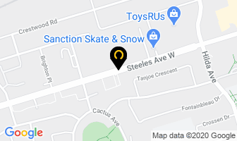 Trinity Laser Centre Inc in Thornhill map