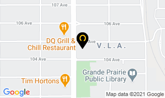 Trinity Lutheran Church Elcic in Grande Prairie map