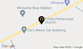 Trinity Pentecostal Church in Strathmore map