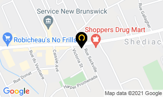 Trinity United Church in Shediac map