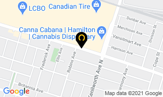 Triovest Realty Advisors in Hamilton map