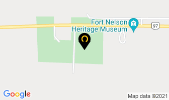 Triple G Hideaway in Fort Nelson map