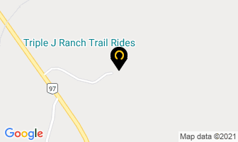 Triple J Ranch Trail Rides in Tilbury map
