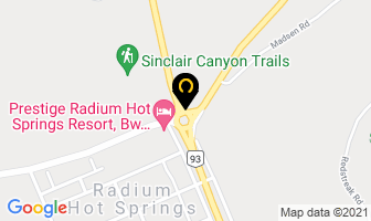 Triple S Computers in Radium Hot Springs map