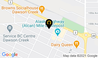 Tripple J Office Services in Dawson Creek map