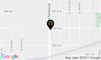 Tri's Dent Care in Regina map