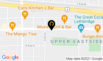 Trncik Construction in Lethbridge map