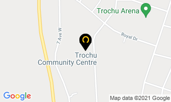 Trochu Community Centre in Trochu map