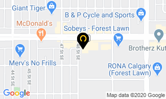 Tropicana Pizza in Calgary map