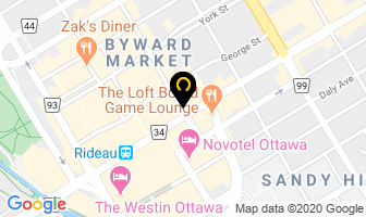 Tropicks in Ottawa map