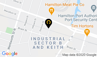 Trotters Towing in Hamilton map