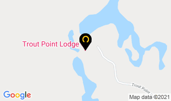 Trout Point Lodge in Argyle map